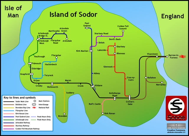 Sodor Map